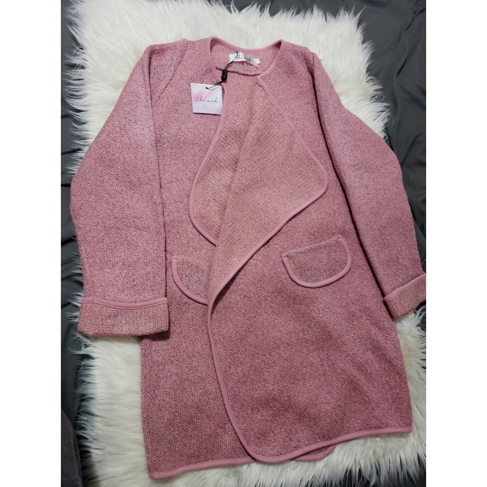 Chicwish pink cardigan